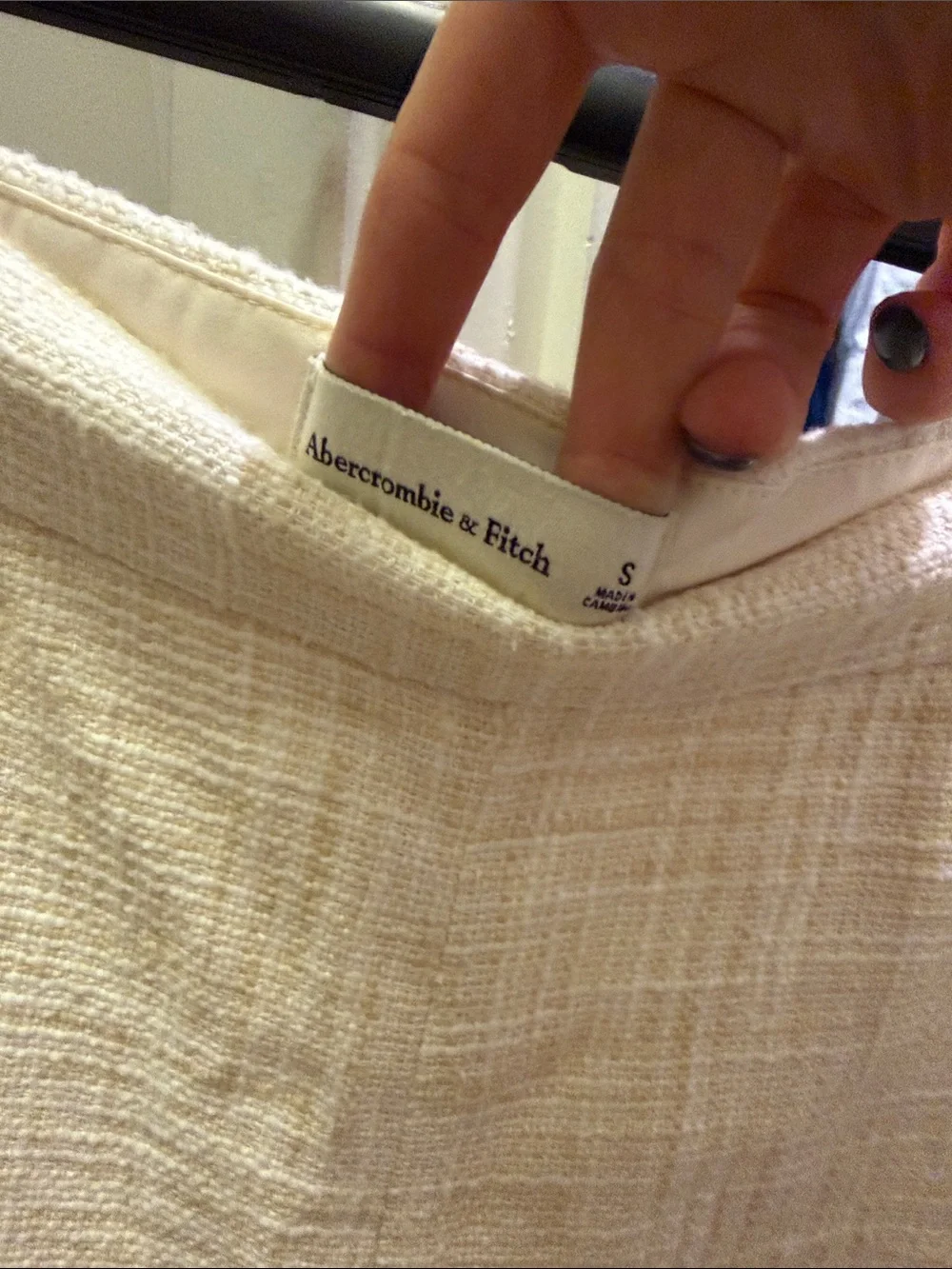 Abercrombie & Fitch High Rise Tweed Short